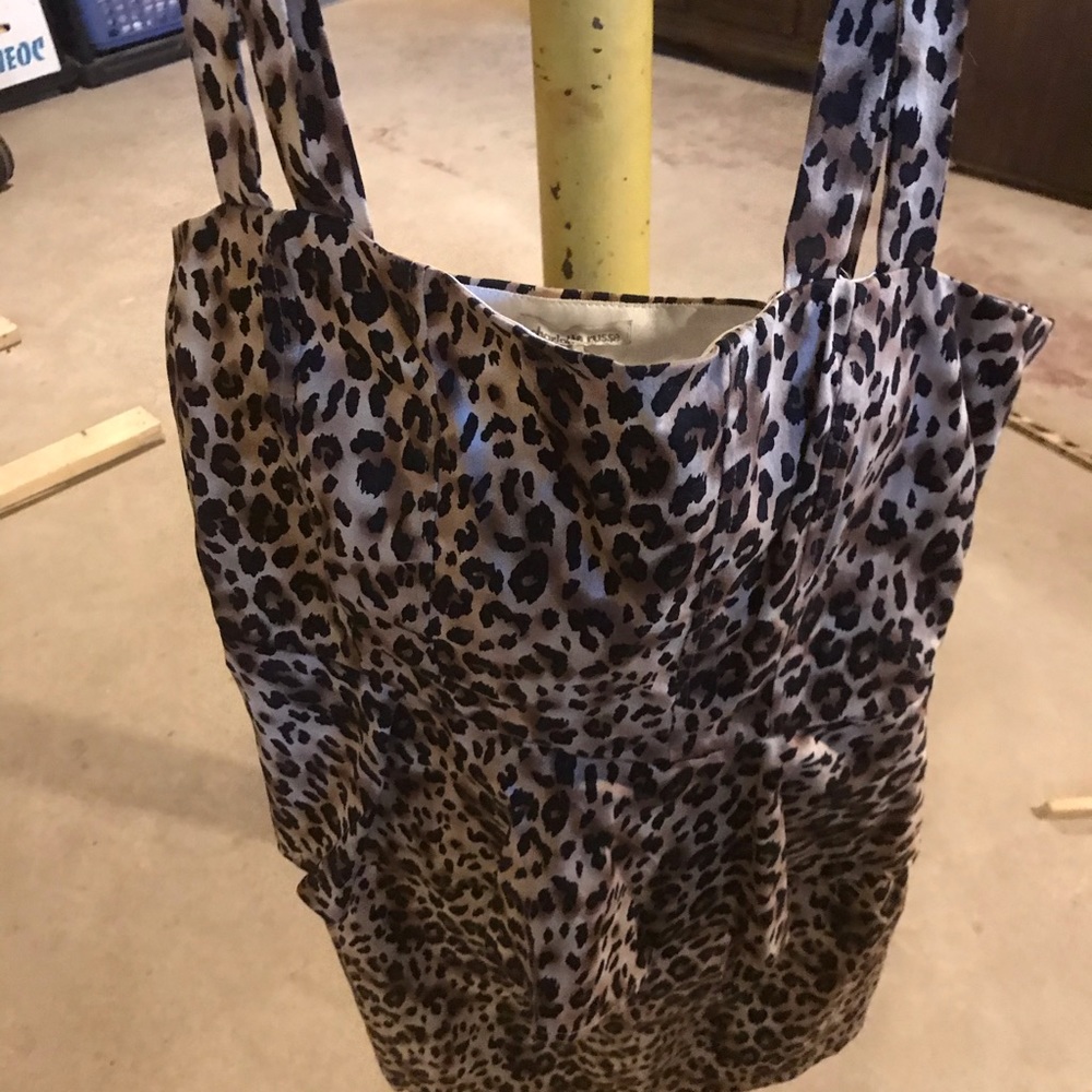 Cheetah print dress